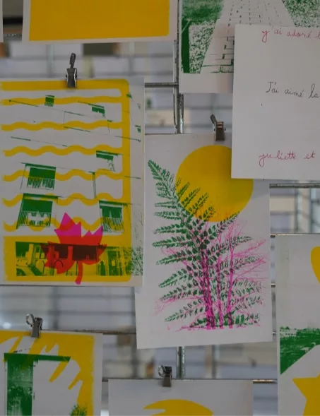 Création d&rsquo;affiche sur le quartier de la plaine de Baud - Édulab Pasteur